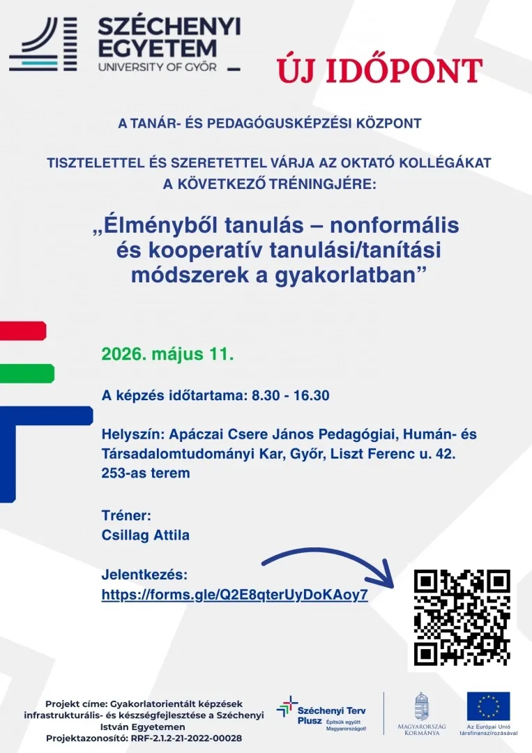 Élményből tanulás - nonformális és kooperatív tanulási tanítási módszerek a gyakorlatban május 11..webp